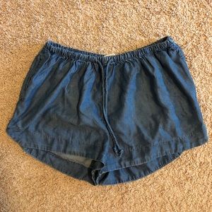 Chambray shorts